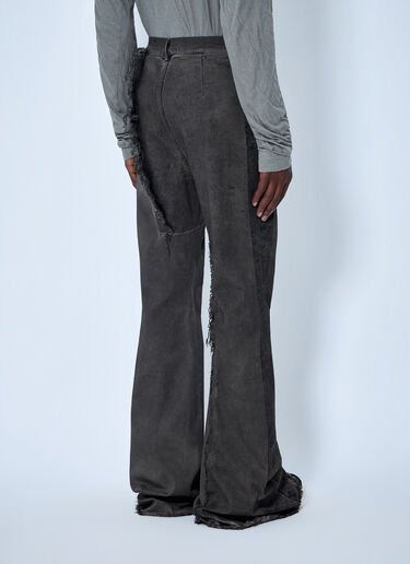 LN-CC® - Rick Owens: Bolan Bootcut Jeans - Grey Rick Owens Bolan Bootcut Jeans Grey ric0165053
