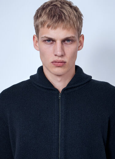 The Row Buffalo Wool, Silk and Cashmere Cardigan Black row0166010