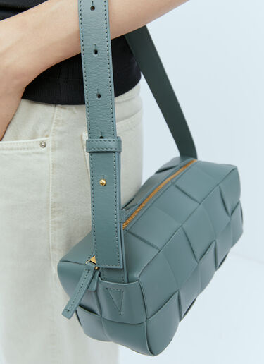 Bottega Veneta Small Brick Cassette Shoulder Bag Grey bov0254035