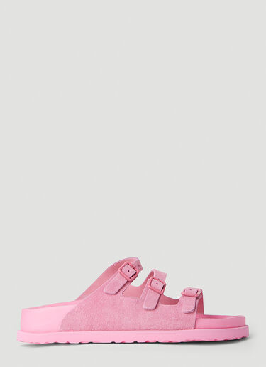 Birkenstock 1774 Florida Suede Sandals Pink brs0254001