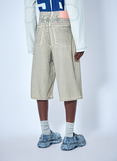 Acne Studios ワイドレッグデニムショーツ ベージュ acn0165011