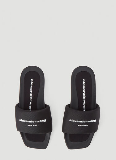 Alexander Wang Pool Slides Black awg0244026