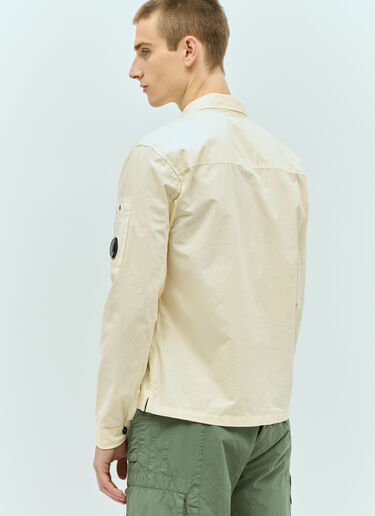 C.P. Company Gabardine Buttoned Shirt Cream pco0155016