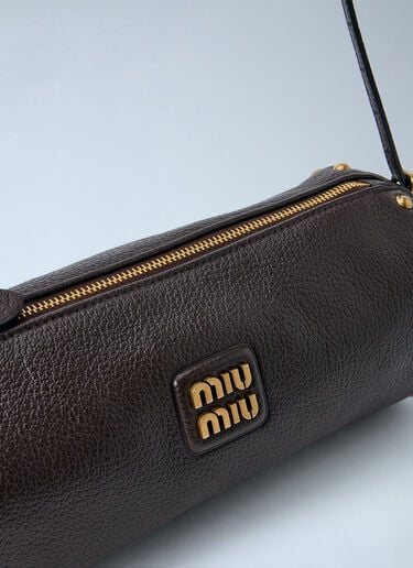 LN-CC® - Miu Miu: Leather Small Pouch - Brown Miu Miu Leather Small Pouch Brown miu0266114