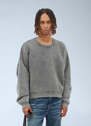 Acne Studios Logo Patch Sweatshirt Grey acn0357002