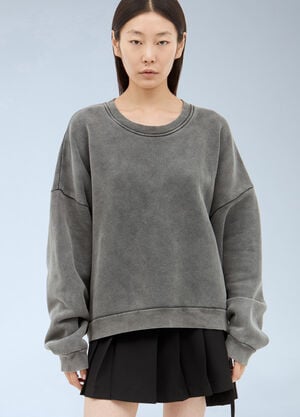 Acne Studios 로고 패치 맨투맨 블랙 acn0357002