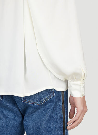 Mandarin Shirt Saint Laurent Mandarin Shirt White sla0152001