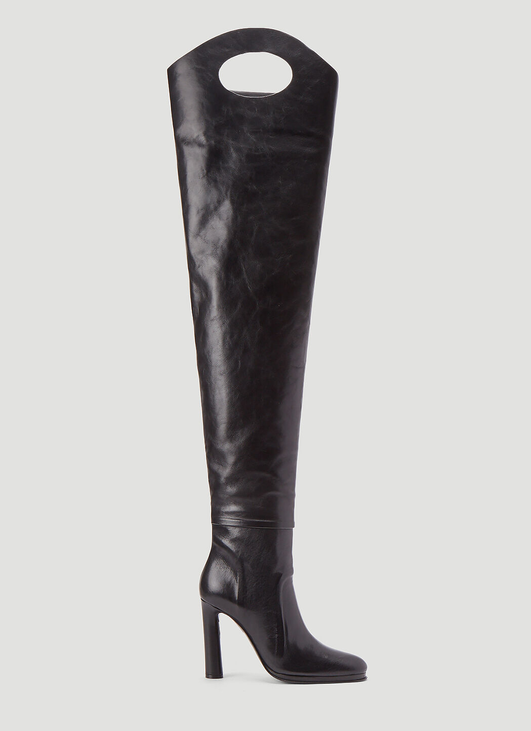 Burberry High Knee Boots in Black LN CC