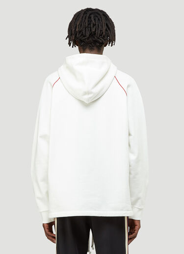 Gucci Half-Zip Hooded Sweatshirt White guc0143023
