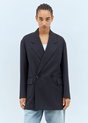GANNI Wool Blazer Black gan0260008