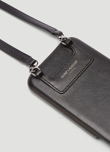 Saint Laurent iPhone 11 Pro Crossbody Case Black sla0143043