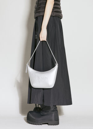 Balenciaga Mary-Kate Sling Shoulder Bag Silver bal0255067
