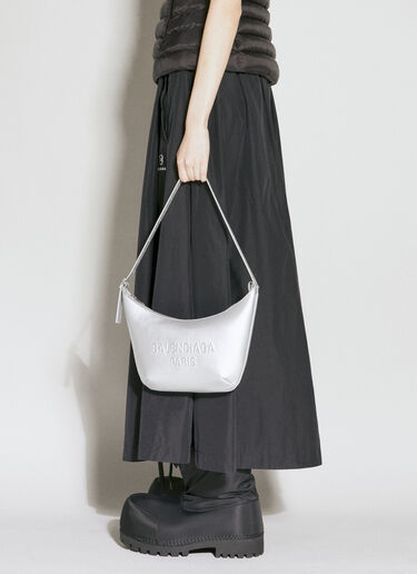Balenciaga Mary-Kate Sling Shoulder Bag Silver bal0255067
