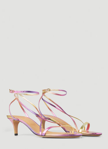 Isabel Marant Amily Heeled Sandals Pink ibm0248018