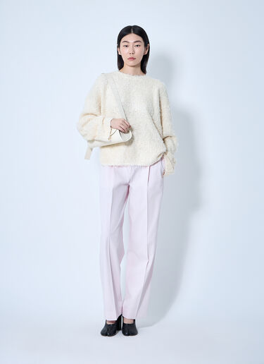 TOTEME Cotton Tailored Pants White tot0260020