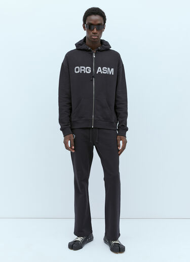 Carne Bollente Diamonds Cum Hooded Sweatshirt Black cbn0354002
