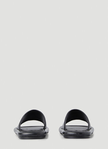 JW Anderson Bumper Flat Sandals Black jwa0149002