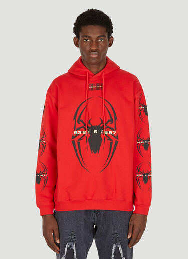 VTMNTS Spider Hooded Sweatshirt Red vtm0350014