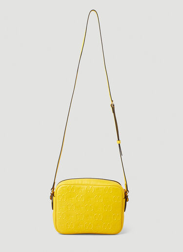 Gucci GG Embossed Shoulder Bag Yellow guc0247198