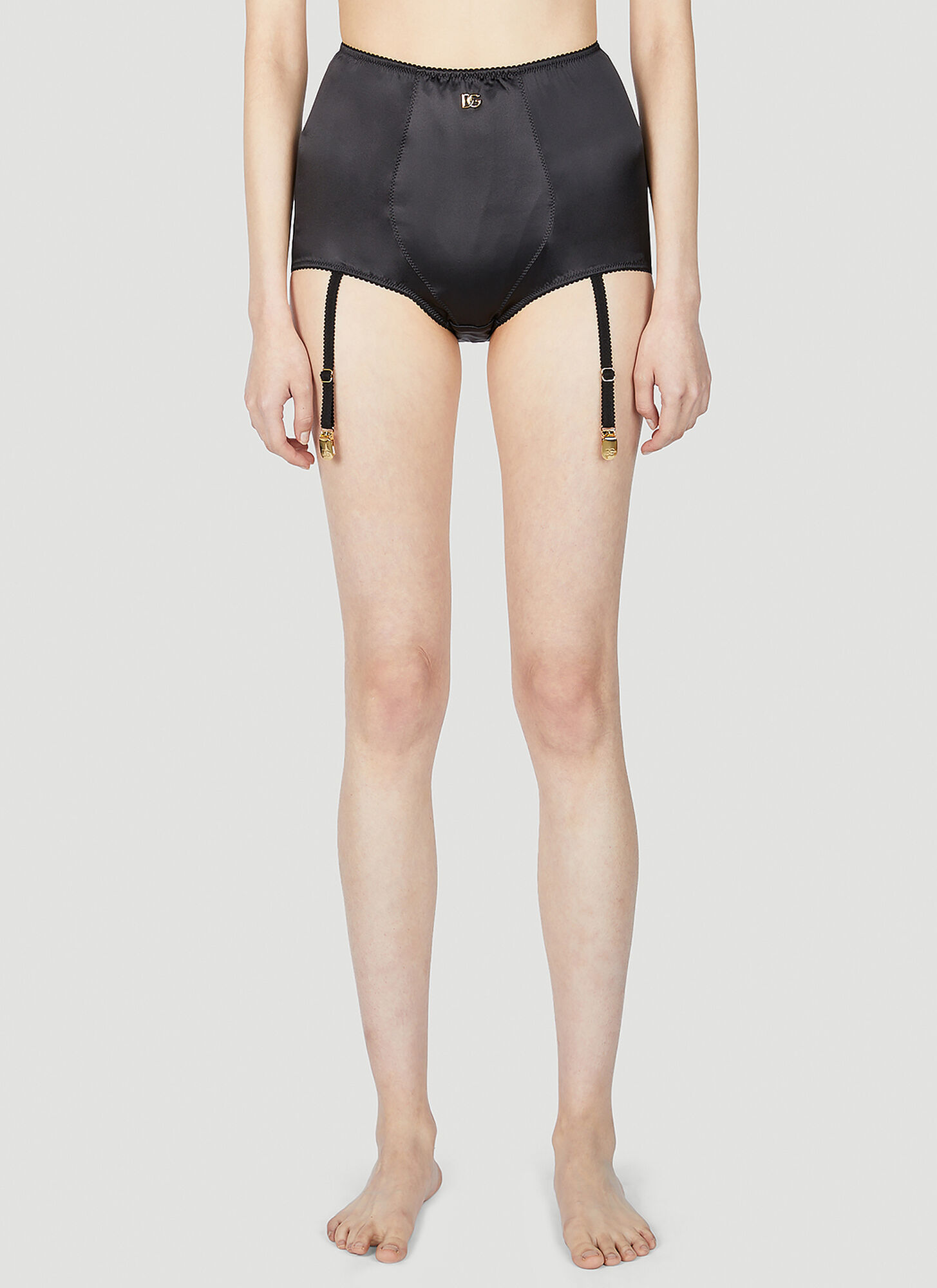 Dolce & Gabbana Satin High-waisted Briefs