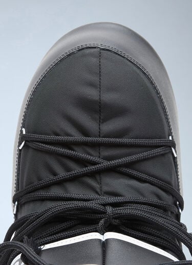LN-CC® - Moon Boot: 아이콘 로 나일론 부츠 - 블랙 Moon Boot 아이콘 로 나일론 부츠 블랙 mnb0354013