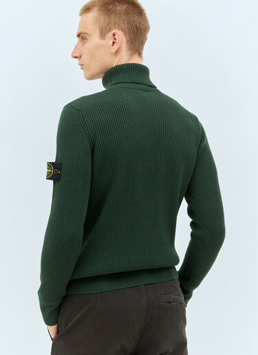 Stone Island High Neck Sweater Green sto0158038