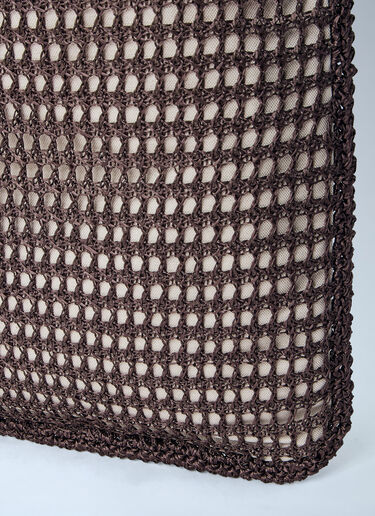 Ivy Mesh Tote Bag Miu Miu Ivy Mesh Tote Bag Brown miu0264020