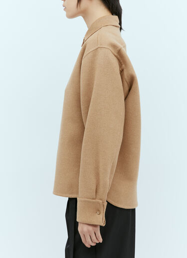 Felted-Wool Shirt Max Mara Felted-Wool Shirt Camel max0254039