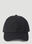 Stone Island 로고 패치 베이스볼 캡 블랙 sto0152053