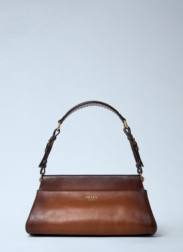 Medium Enchaîné Shoulder Bag Prada Medium Enchaîné Shoulder Bag Brown pra0262017