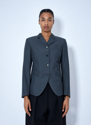 LN-CC® - Jil Sander: Single-Breasted Tailored Blazer - Grey Jil Sander Single-Breasted Tailored Blazer Grey jil0266017