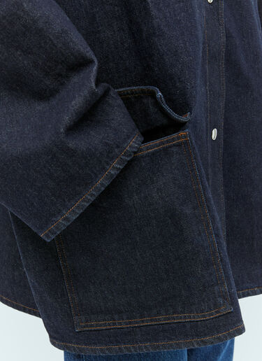 TOTEME Denim Overshirt Jacket Blue tot0255025