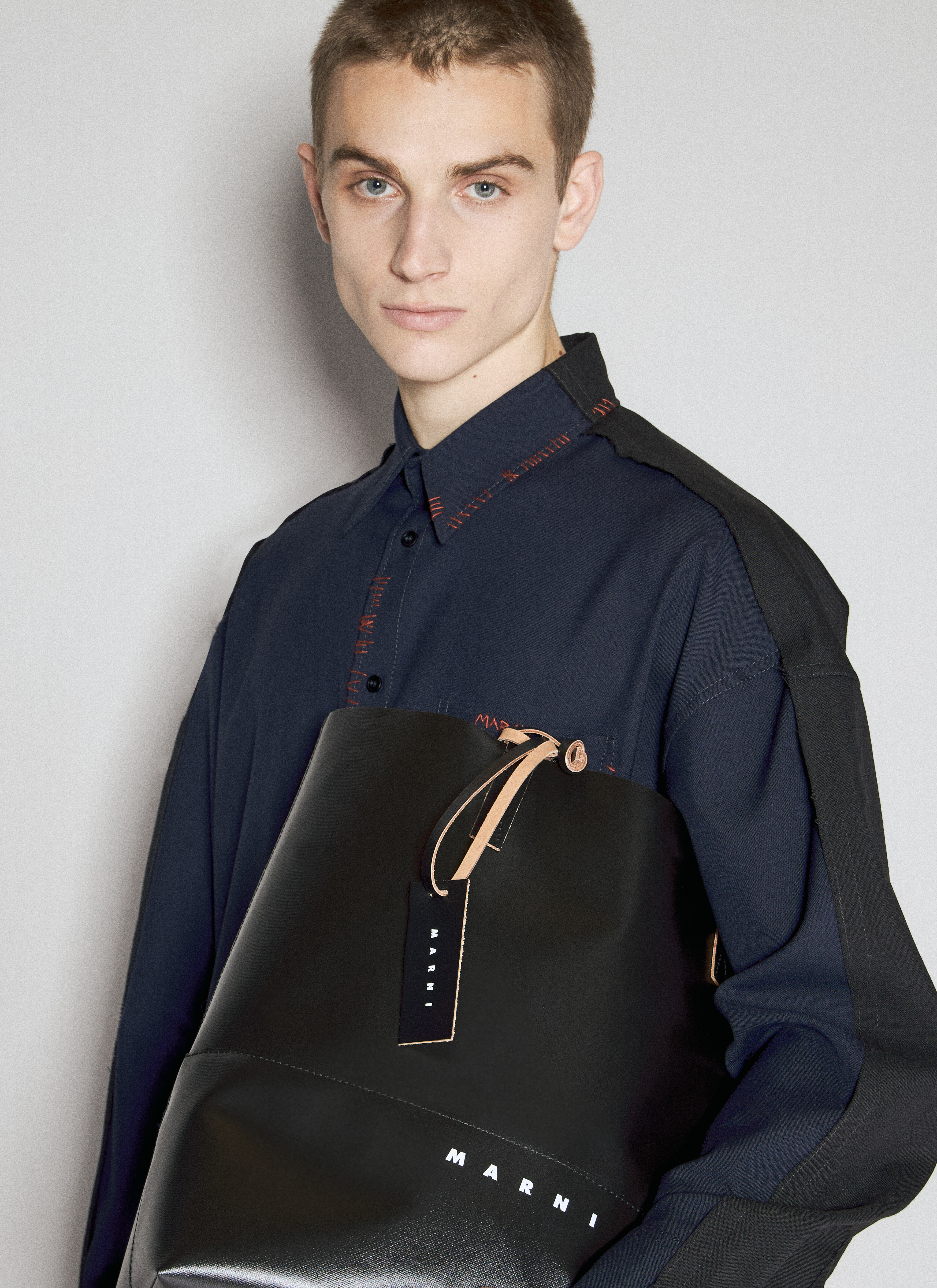 Marni Men s Tribeca Tote Bag in Black LN CC