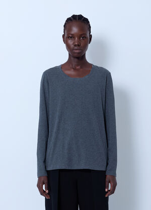 The Row Fraya Top Grey row0266007