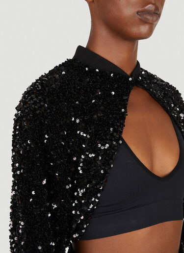 TheOpen Product Spangle Bolero Jacket Black top0249001