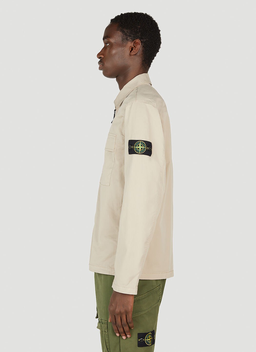 Mens stone overshirt outlet