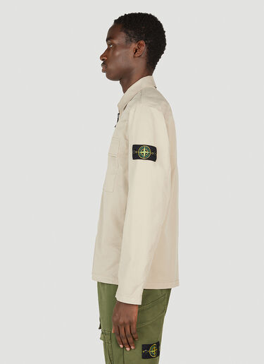 Stone Island Compass Patch Overshirt Beige sto0152031
