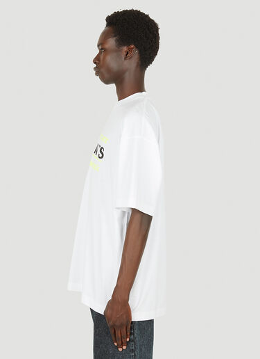 VETEMENTS Show Me Logo T-Shirt White vet0150012