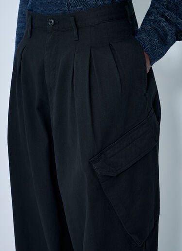 Yohji Yamamoto 12 Tucks Work Pants Black yoy0164013