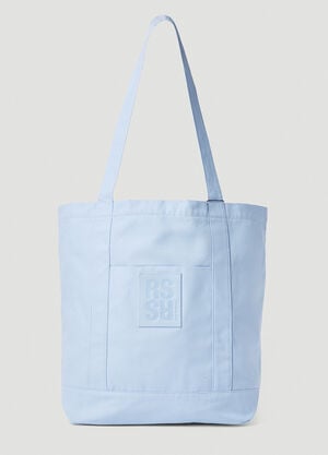 Raf Simons Logo Patch Tote Bag Light Blue raf0251012