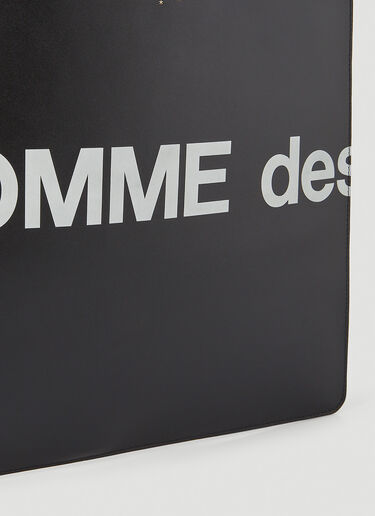 Comme des Garçons Wallet ロゴ　トートバッグ ブラック cdw0346016