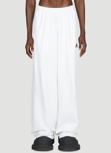 Balenciaga x adidas 刺绣徽标运动裤 白 axb0151024