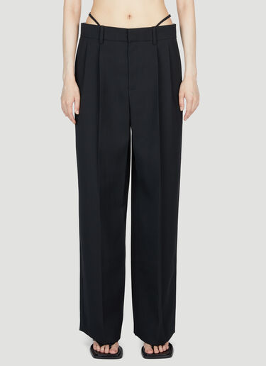 Alexander Wang Women's G-String Pants in Black