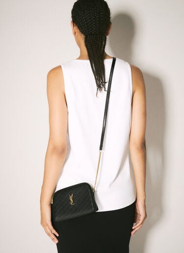 Gaby Zipped Pouch Saint Laurent Gaby Zipped Pouch Black sla0251134