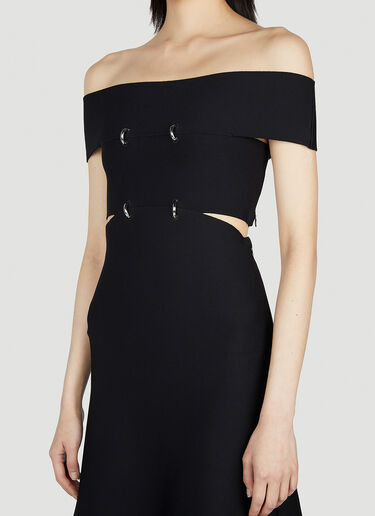 Cut Out Dress Alexander McQueen Cut Out Dress Black amq0252023