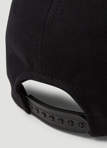 Courrèges 徽标贴饰棒球帽 黑色 cou0249001