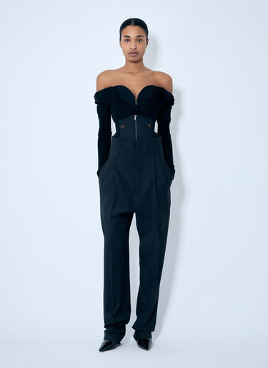 Vivienne Westwood Bea 胸衣式开衫  黑色 vvw0259043