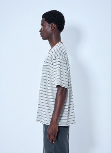 Visvim Mondo Border Stripe T-Shirt Grey vis0164006