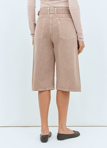 Lemaire Twisted Belted Bermuda Pink lem0258013