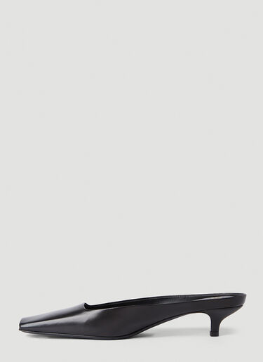TOTEME Kitten Heel Mules Black tot0252002